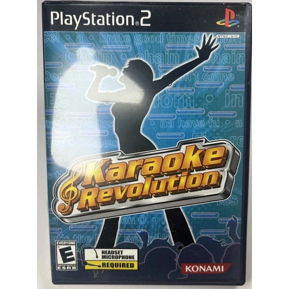 Karaoke Revolution Bundle Sony PlayStation 2 PS2 NO Microphone USED